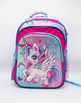 3-in-1 Unicorn Backpack for Girls – Waterproof Pink School Set